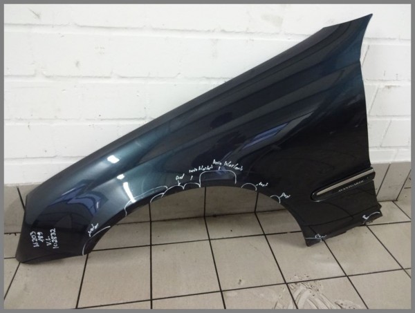 Mercedes Benz MB W203 fender left 189 emerald black 2038800118 K2832 orig.