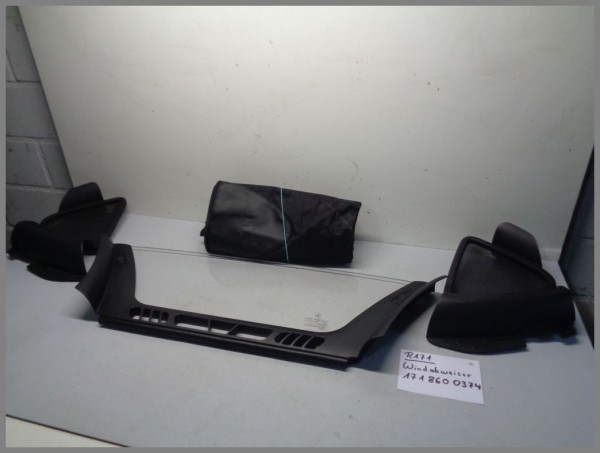 Mercedes MB R171 SLK CABRIO Windschott Schwarz 1718600374 Original Windabweiser