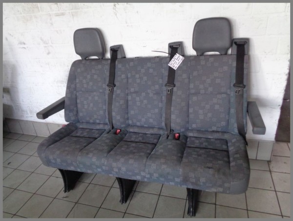 Mercedes SPRINTER 901 902 3. Sitzreihe Rückbank hinten SCHWARZ VW Crafter 2E S02