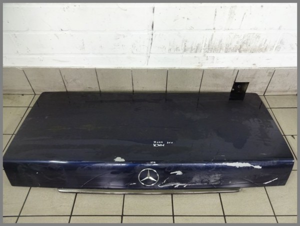 Mercedes R129 SL tailgate trunk flap 366 azurite blue 1297501375 original