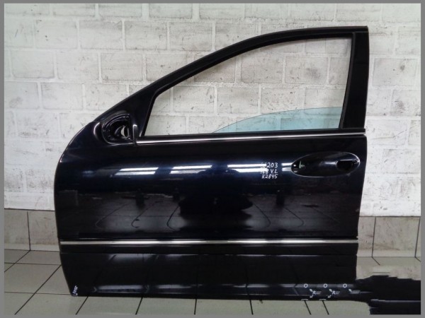 Mercedes Benz W203 S203 Door Front Left 768 Diamond Black K2845 Original
