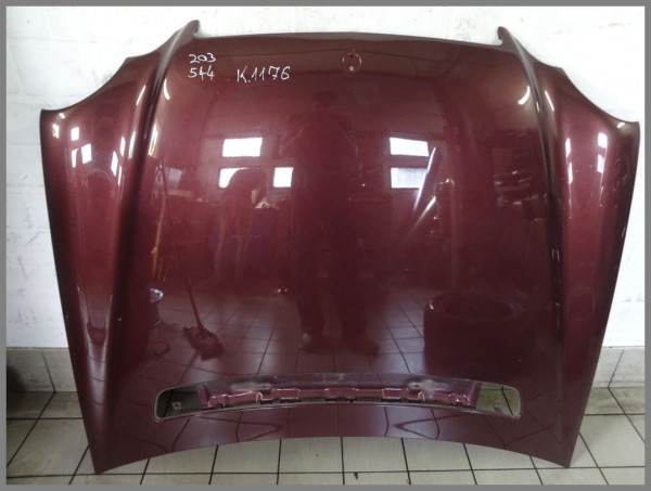 Mercedes Benz W203 CL203 Sport Coupe Bonnet Hood 544 Carneolred Red K1176 Original