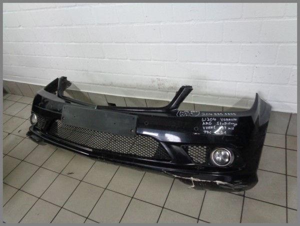 Mercedes W204 AMG PDC Stoßstange Vorne 197 Schwarz 2048853825 S91 -gebrochen-
