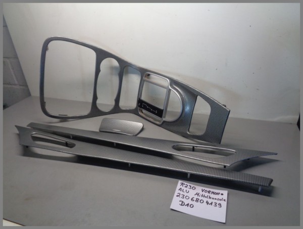 Mercedes R230 center console decor aluminum look 2306804136 prefacelift