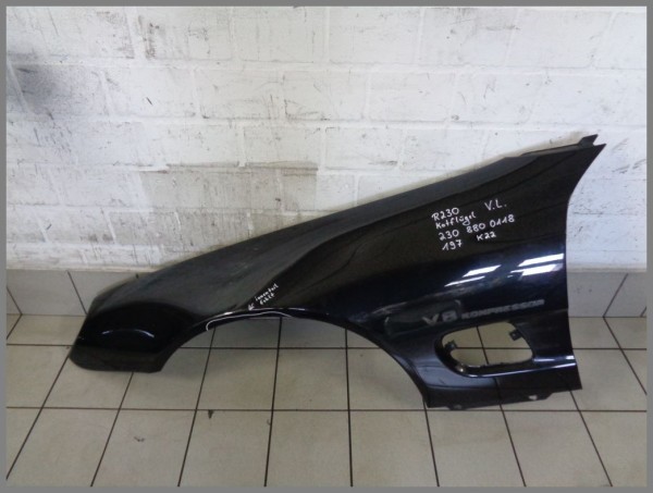 Mercedes Benz R230 SL Kotflügel Links 197 Schwarz Original 2308800118 K22
