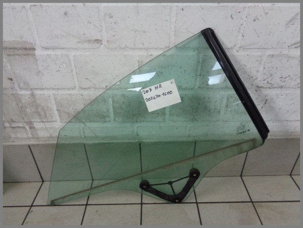 Mercedes C207 Coupe Rear Right Side Window 2076701600 Original Green