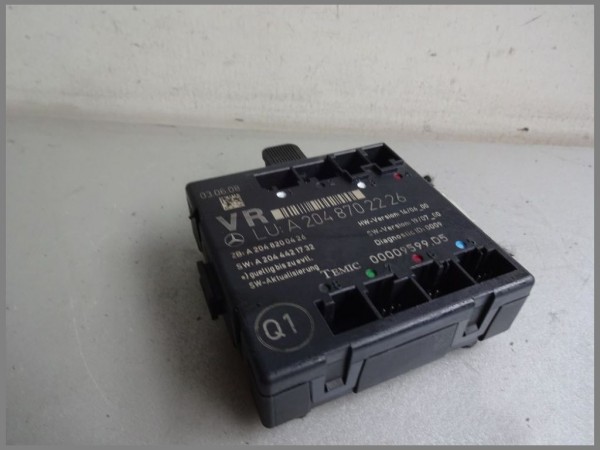 Mercedes Benz W204 door control unit Front right 2048702226 Control unit Original