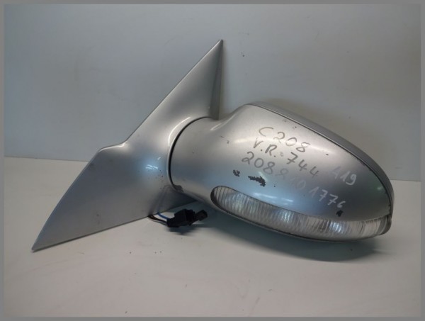Mercedes Benz W208 CLK BJ.2002 Outside Mirror LEFT 744 SILVER 2088101776 A19