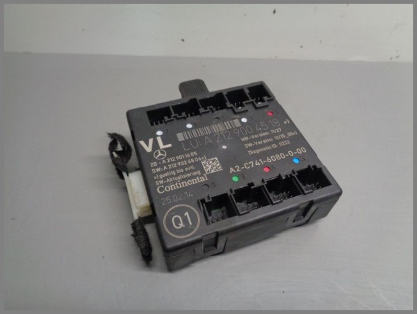 Mercedes W207 W212 Door Control Unit Front LEFT 2129004518 Original