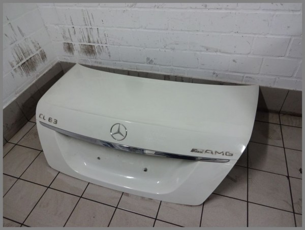 Mercedes Benz W216 CL-Class tailgate 650 calcite white 2167500075 original