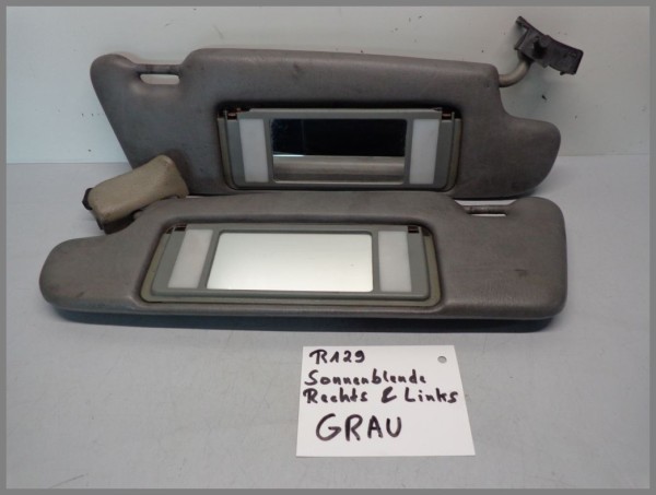 Mercedes Benz R129 SL Sonnenblenden 1298101110 1298101210 SET GRAU