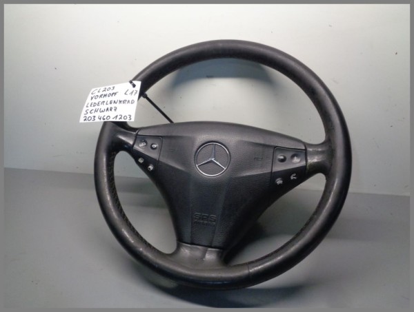 Mercedes Benz W203 Sportcoupe Lenkrad Leder SCHWARZ Lederlenkrad 2034601203 L17