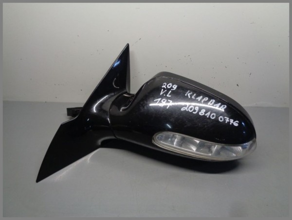 Mercedes W209 Außenspiegel Links 197 Schwarz 2098100776 klappbar ohne Glas