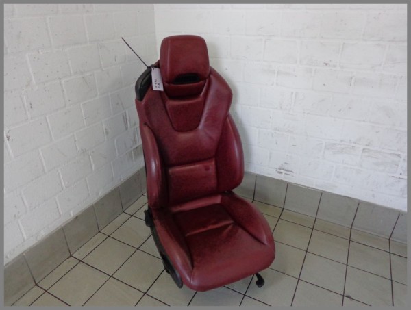 Mercedes R172 SLK Sitz Ledersitz Rot Rechts Beifahrer Sitzheizung Airscarf