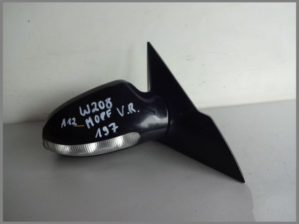 Mercedes Benz W208 CLK BJ.2002 Outside Mirror 197 Black Right 2088101876 A12