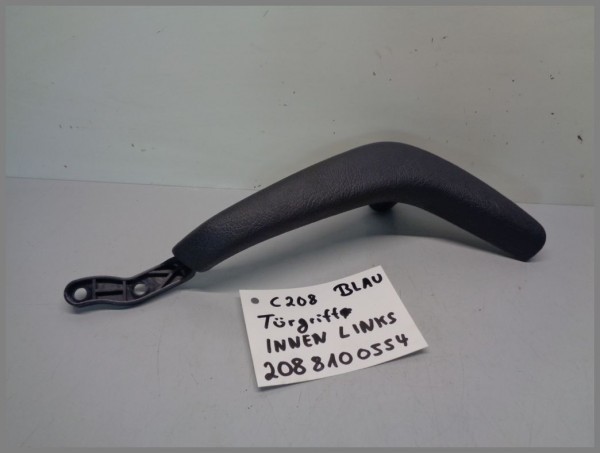 Mercedes Benz W208 CLK-Class Grab handles inside door handles LEFT 2088100554 Blue