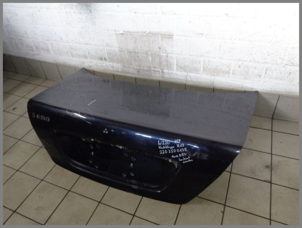 Mercedes W220 Heckklappe Heckdeckel 359 Tansanitblau 2207500175 Original H17