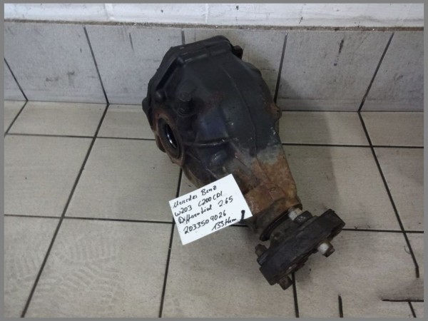 Mercedes Benz W203 CDI differential 133tkm 2.65 rear axle 2033509064