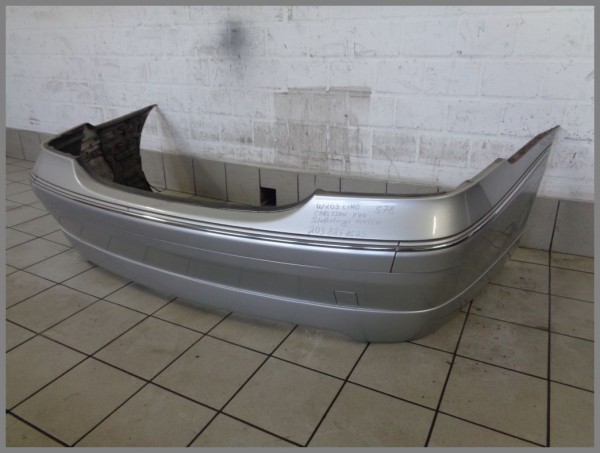 Mercedes W203 CARLSSON LIMO Stoßstange Hinten 744 Silber 2038851625 S78 Original