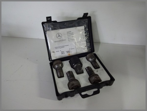 Mercedes Benz MB W209 wheel bolts rim lock wheel lock 66470144 SET Orig.