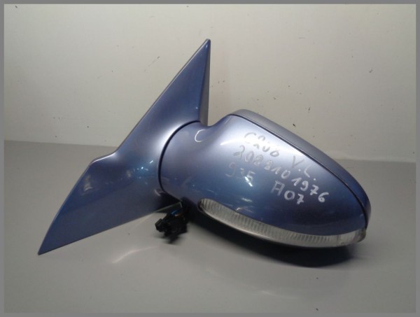 Mercedes A208 W208 CLK outside mirror left 935 quartz blue 2088101976 A07 original