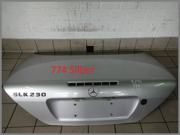 Mercedes Benz R170 SLK Year-1998 Trunk Clap Class 744 Silver 1707500075 K131