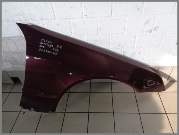 Mercedes Benz CL203 Sportcoupe Fender Right 544 Carneotrot 2038800418 K25 Original