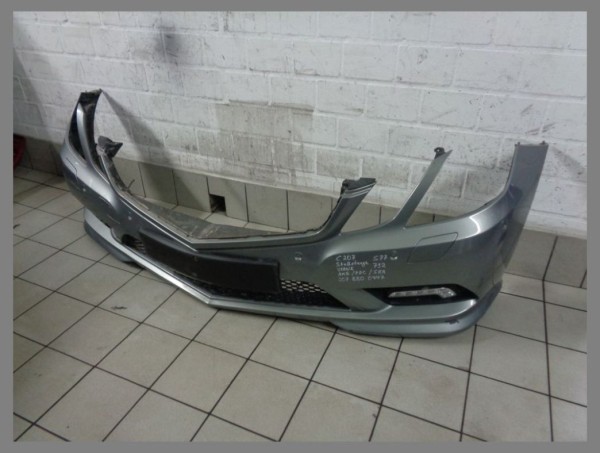 Mercedes A207 W207 AMG Front Bumper 792 Palladium Silver 2078800447 Original
