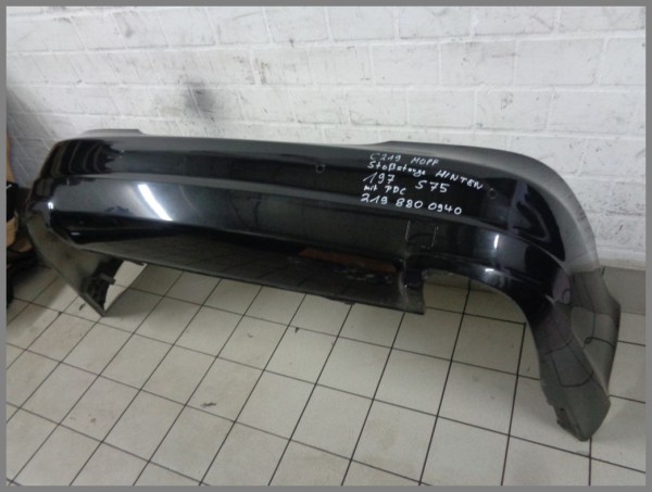 Mercedes Benz W219 Stoßstange hinten 197 Schwarz 2198800940 Orginal BJ.2010 S75