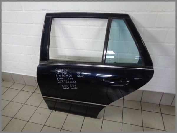 Mercedes Benz w203 Door Rear Left 768 Diamond Black Estate T-Model T11 Original
