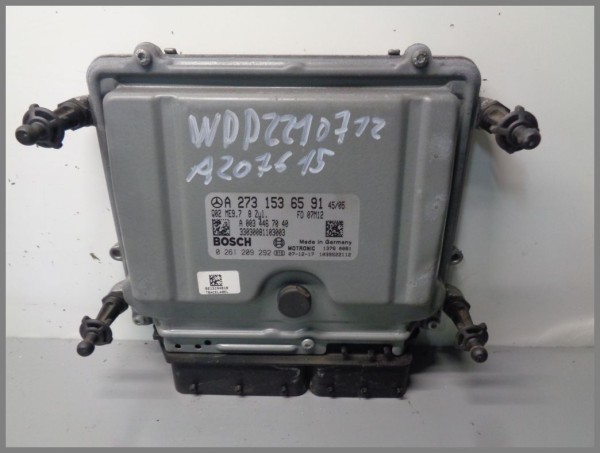 Mercedes W221 S500 M273 Motorsteuergerät 2731536591 Steuergerät Bosch 0261209292