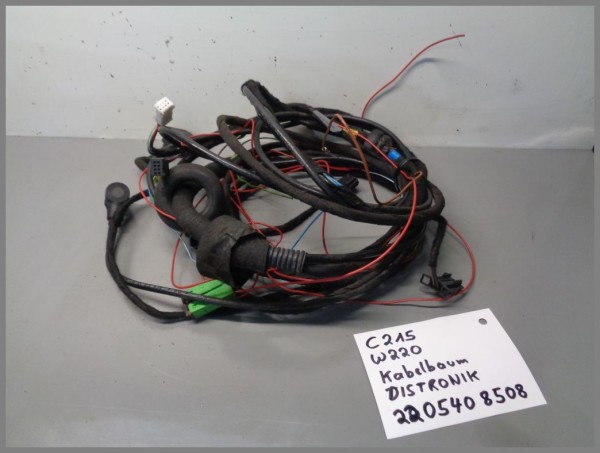 Mercedes W215 W220 Kabelbaum Distronic Leitungssatz Kabel 2205408508 Original