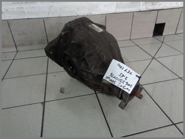 Mercedes Benz W212 CDI differential 151tkm 2,65 rear axle 2043500114