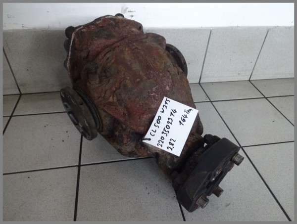 Mercedes Benz W220 W215 differential 164tkm 2.82 rear axle 2203502314