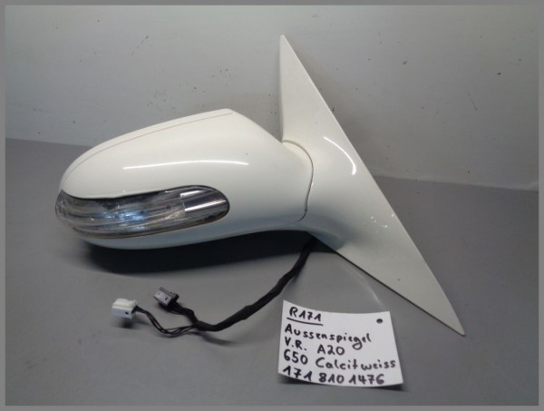 Mercedes R171 SLK Außenspiegel 650 Calcitweiss 1718101476 RECHTS A20 Original