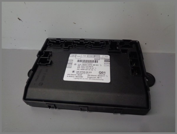 Mercedes W221 Türsteuergerät 2218704593 Vorne LINKS Steuergerät 0507950503