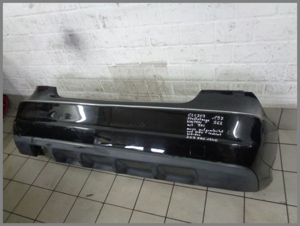 Mercedes CL203 CL204 CLC Sportcoupe Rear Bumper 197 Black 2038801540 S78 2009