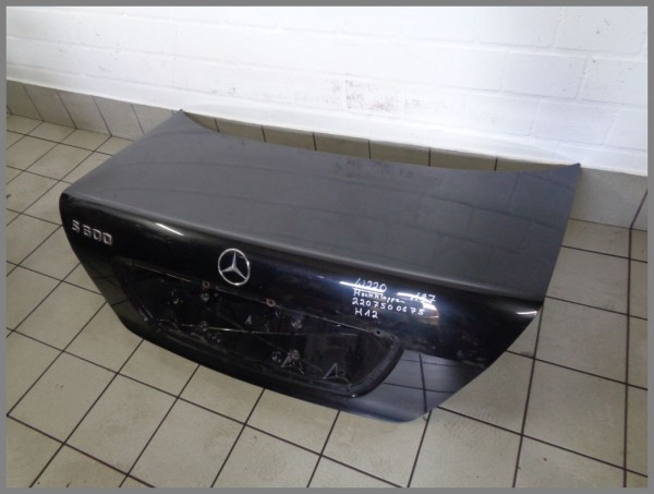 Mercedes Benz W220 Heckklappe Heckdeckel 197 Schwarz 2207500675 H12 Original