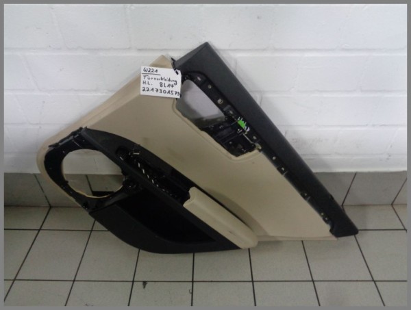 Mercedes W221 Türverkleidung Türpappe Hinten Links 2217301579 8L14 Comobeige