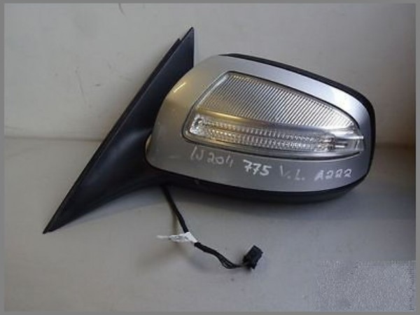 Mercedes Benz W204 outside mirror LEFT 775 iridium silver 2048100119 original