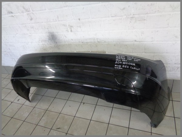 Mercedes W204 Limousine Stoßstange Hinten 197 Schwarz 2048850625 S97 Vormopf