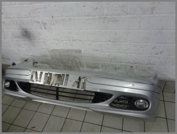 Mercedes W215 C215 Front Bumper Facelift PDC 744 Silver 2158800340 S97 Original