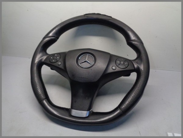 Mercedes Benz W207 W212 Lenkrad Schaltwippen 2074601203 9E38 Schwarz -gerissen-