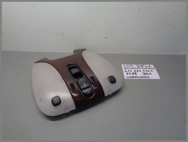 Mercedes W220 V12 interior light 2158201701 roof control unit burr walnut orig.