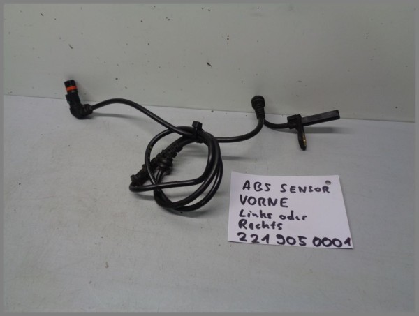 Mercedes Benz W221 ABS Drehzahl Sensor Vorne Links Rechts 2219050001 Kabel Original