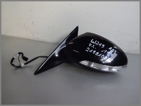 Mercedes Benz W219 Outside Mirror Left 197 Black 2198100176 Original A07