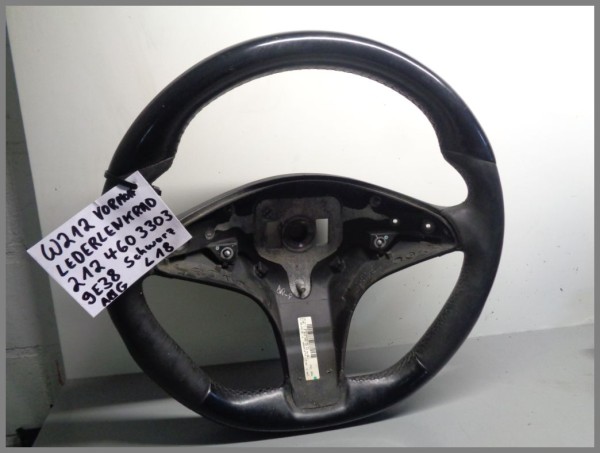 Mercedes W212 W218 AMG Lenkrad Schaltwippen 2124603303 9E38 Schwarz L18 Original
