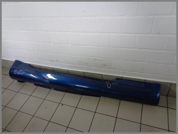 Mercedes R171 SLK side skirt sill right 1716980454 345 Jaspisblue Damaged
