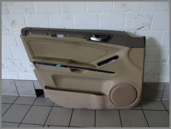 Mercedes Benz MB W164 ML-Class door trim door cardboard beige left 1647201370