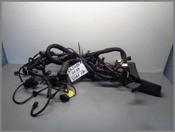 Mercedes Benz W221 S350 CDI Motorkabelbaum 6421500120 Original OM642